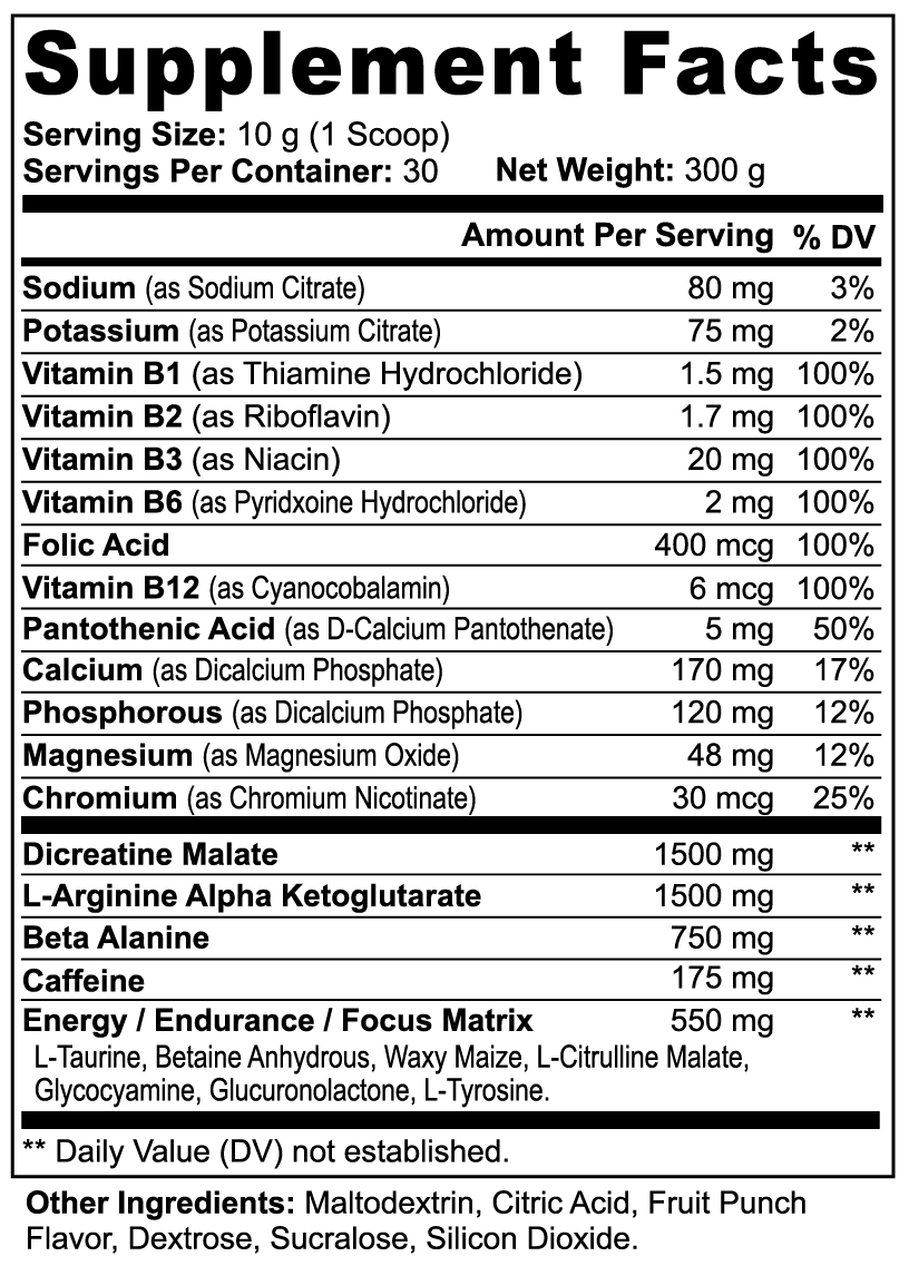 Power Punch Pre Workout